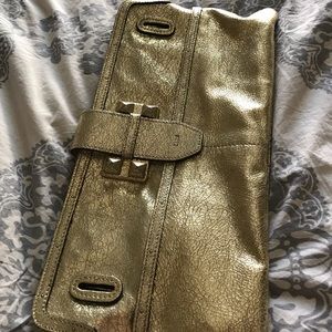 Metallic Gold Chloé Clutch